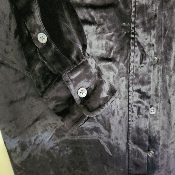 Equipment Womens Velvet Maxi Shirt Dress Size Menduim NEW - Picture 4 of 5